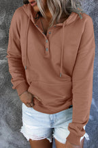Sweat à capuche basique pour femme, coupe confortable et design sobre