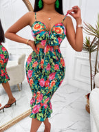 Robe courte à bretelles - Chic&Shines