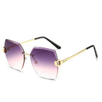 Lunette de soleil carrée dégradée - Chic&Shines