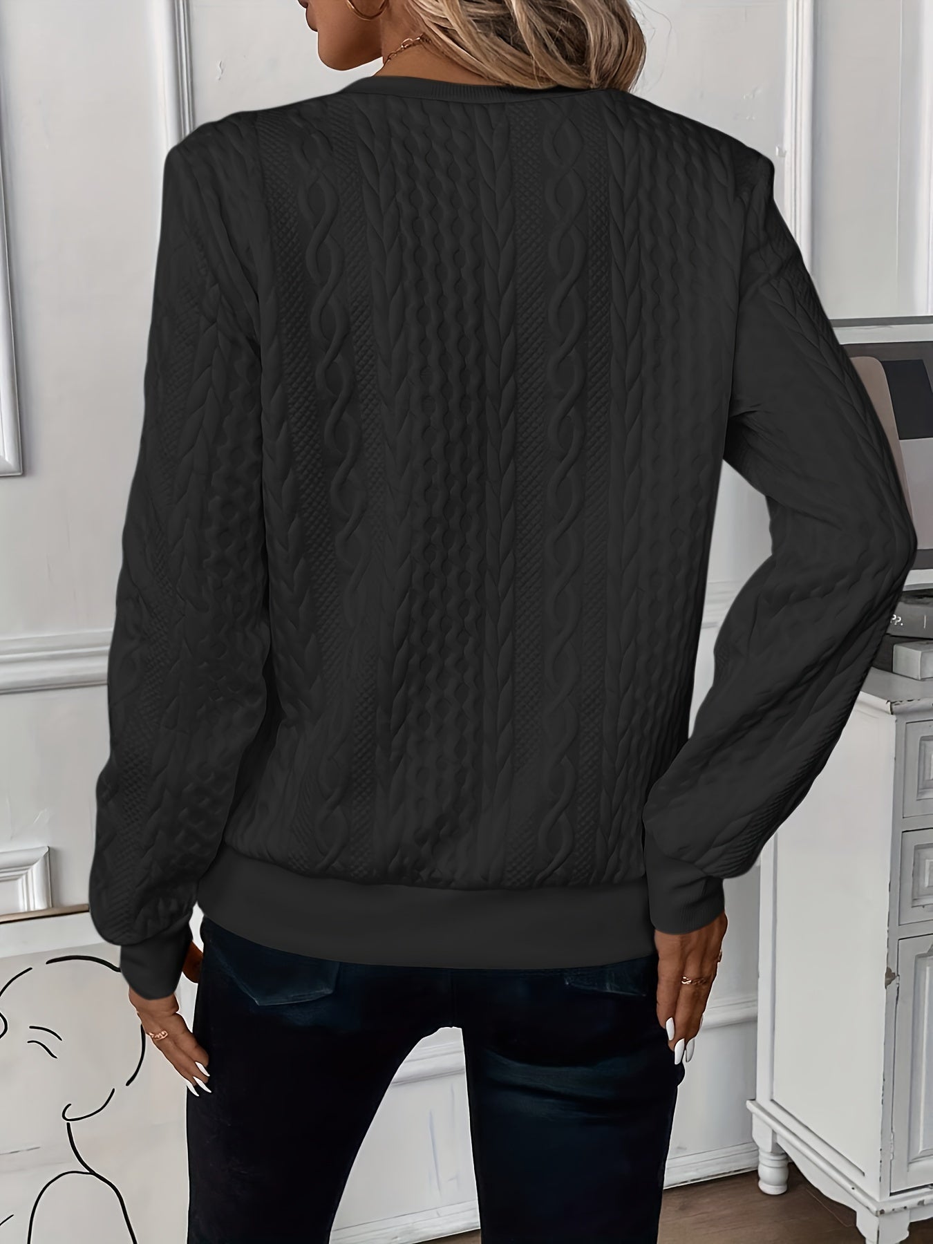 Pull tricoté élégant pour l'automne