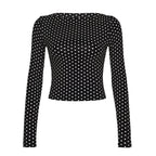 Ensemble deux pièces à pois – Allure intemporelle