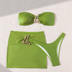 Ysée — Three-piece set with metallic green finishes