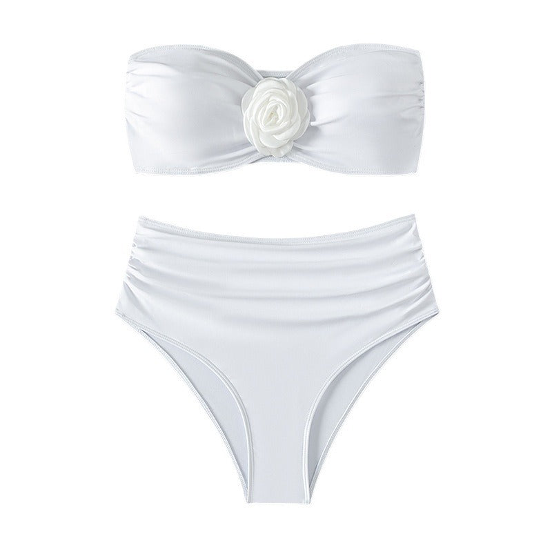 Albane — Ensemble plage bandeau blanc