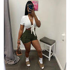 Short moulant poche cargo - Chic&Shines