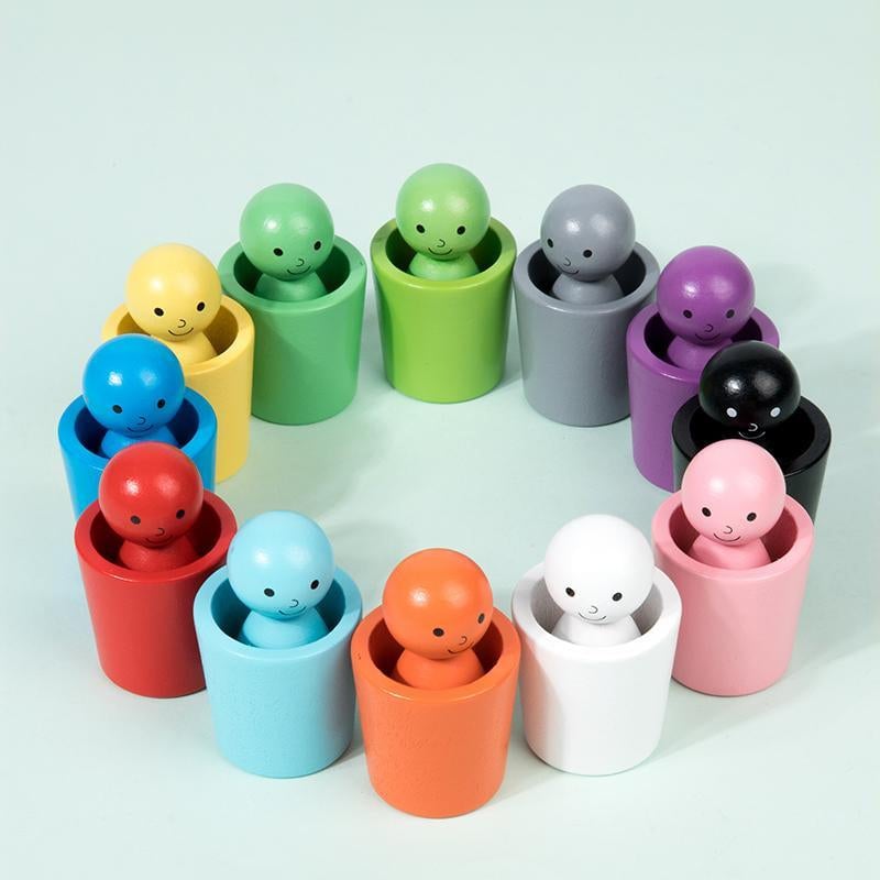 Montessori Color Sorting Cups