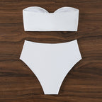 Albane — Ensemble plage bandeau blanc
