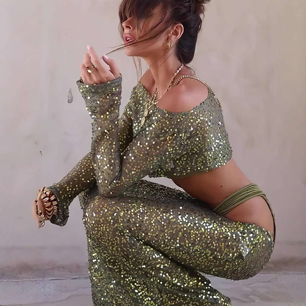 Thelma — Ensemble trois pièces vert 2pcs