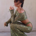 Thelma — Ensemble trois pièces vert 2pcs