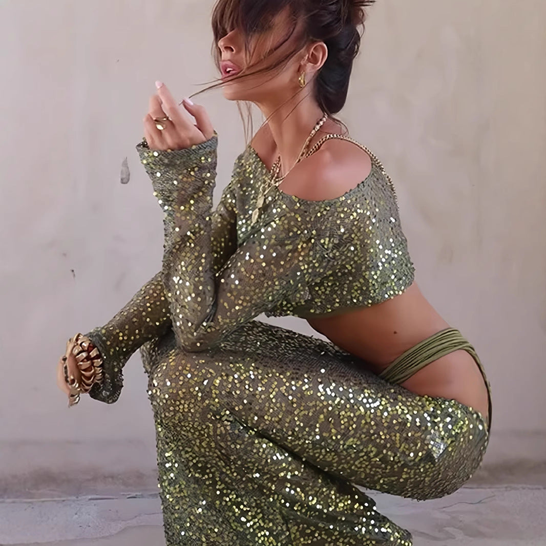 Thelma — Ensemble trois pièces vert 2pcs