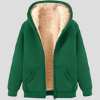 Manteau d'hiver à capuche pour hommes, doublé en polaire