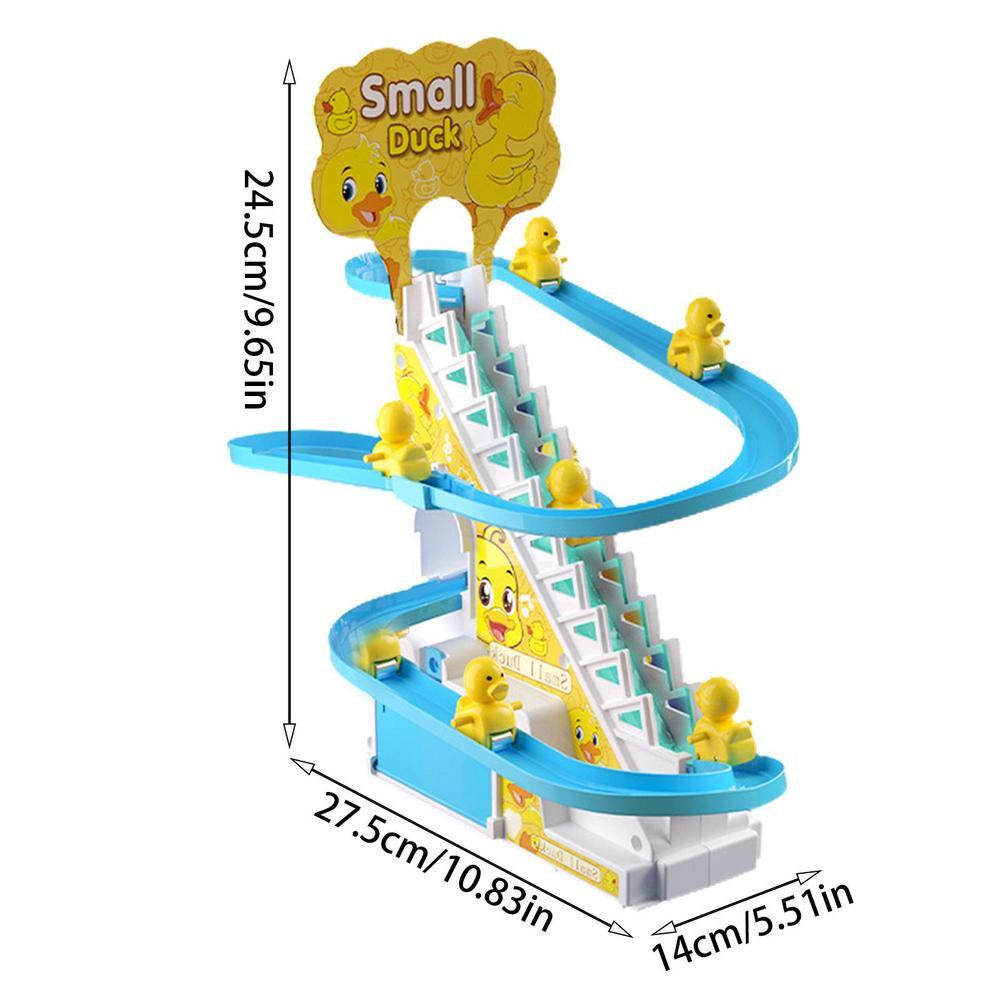 Jouet coulissant canard avec escalier