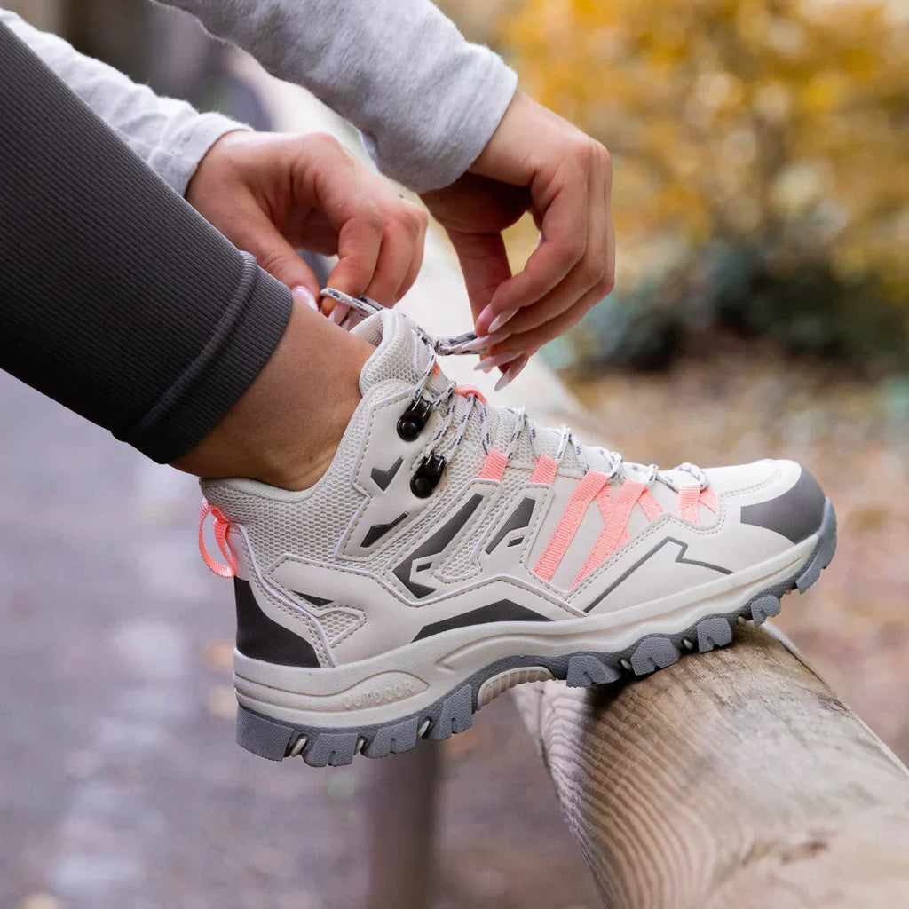 Chaussures de randonnée femme en cuir imperméable