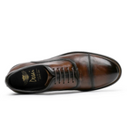 Men's Suede Loafers with Rubber Sole - Stylish Stitching Details