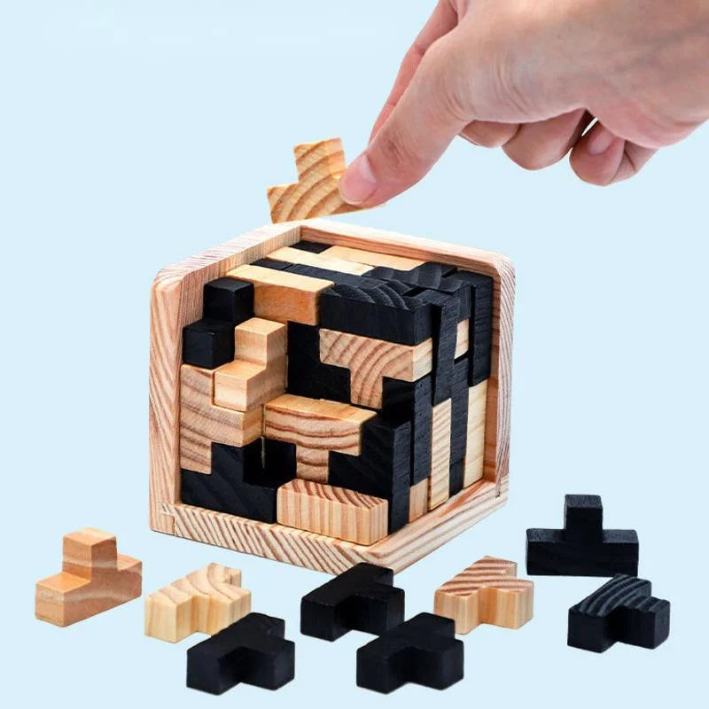 Casse-tête en bois 3D pour adultes et enfants