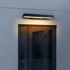 Black stainless steel outdoor light fixture