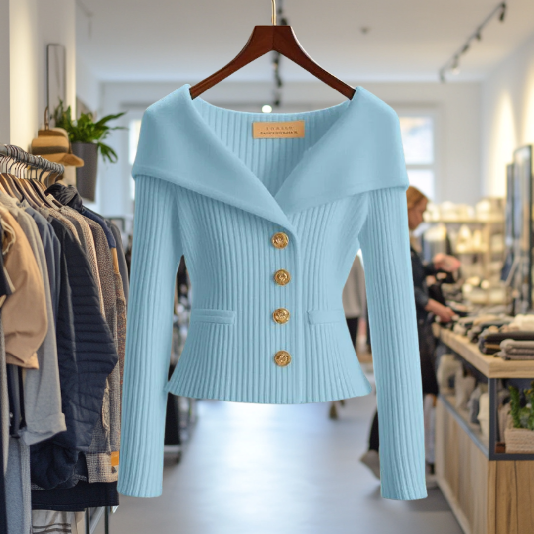 Annika I Luxurious knit jacket
