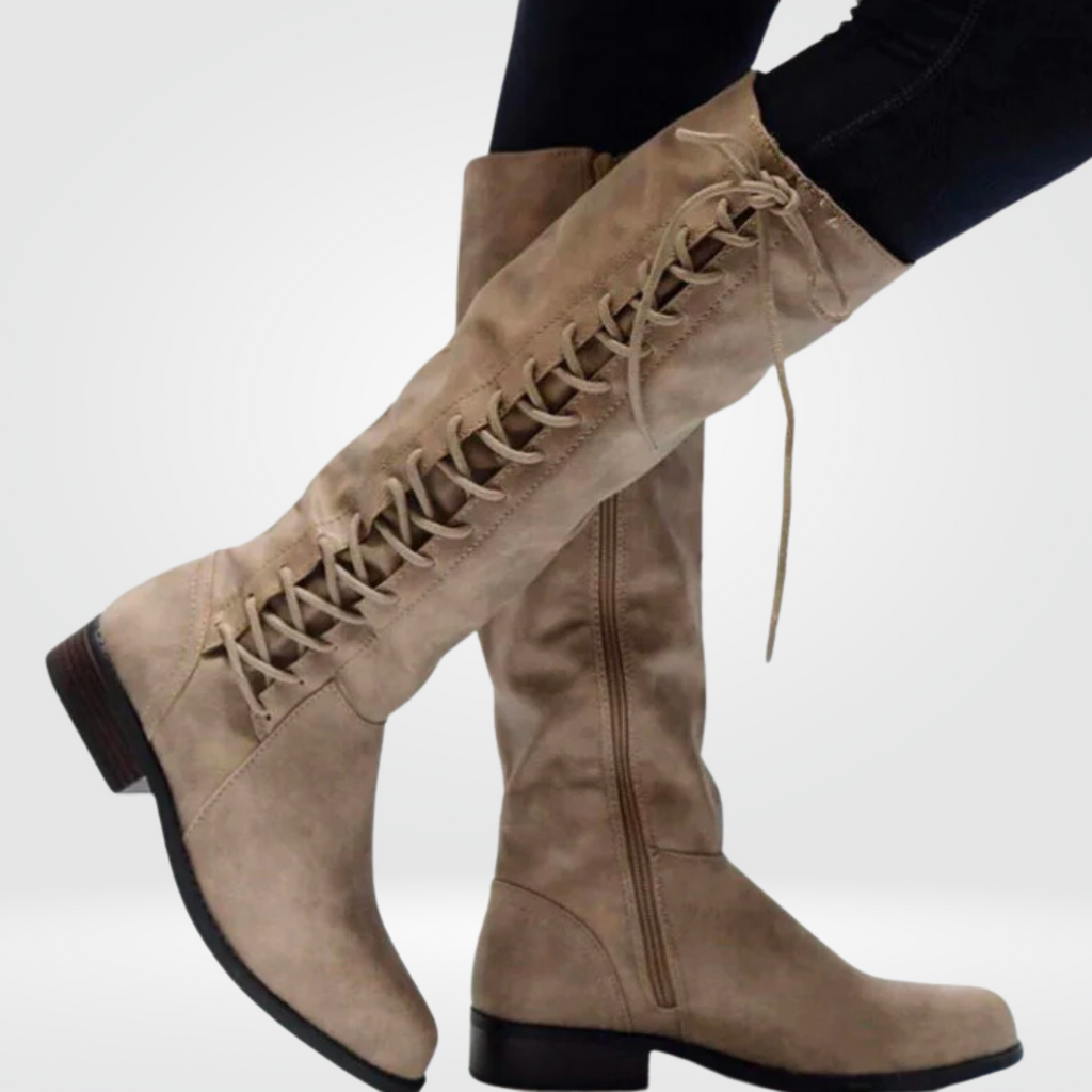 Bottes hautes en dentelle - Accentuation élégante du mollet