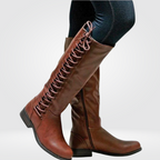 Bottes hautes en dentelle - Accentuation élégante du mollet