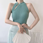 Haut court col rond sans manches - Chic&Shines