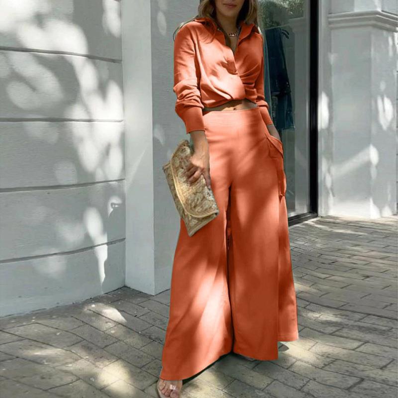 Ensemble haut manche longue et bas ample - Chic&Shines