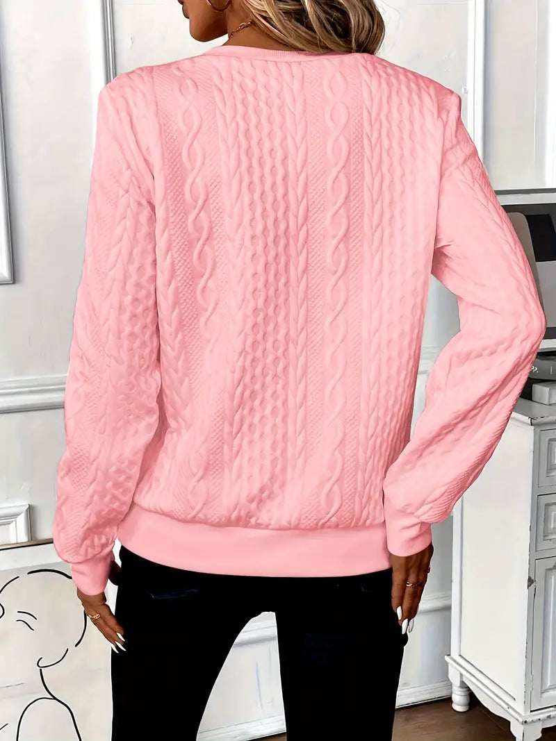 Pull tricoté élégant pour l'automne
