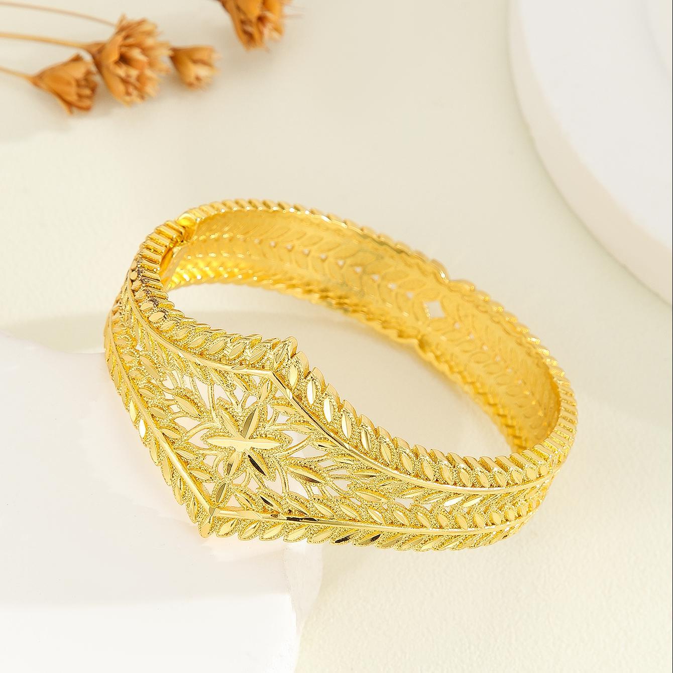 Bracelet en forme de blé sculptée - Chic&Shines
