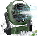Ventilateur de brumisation portable, 8 pouces, 10000Mah, batterie rechargeable