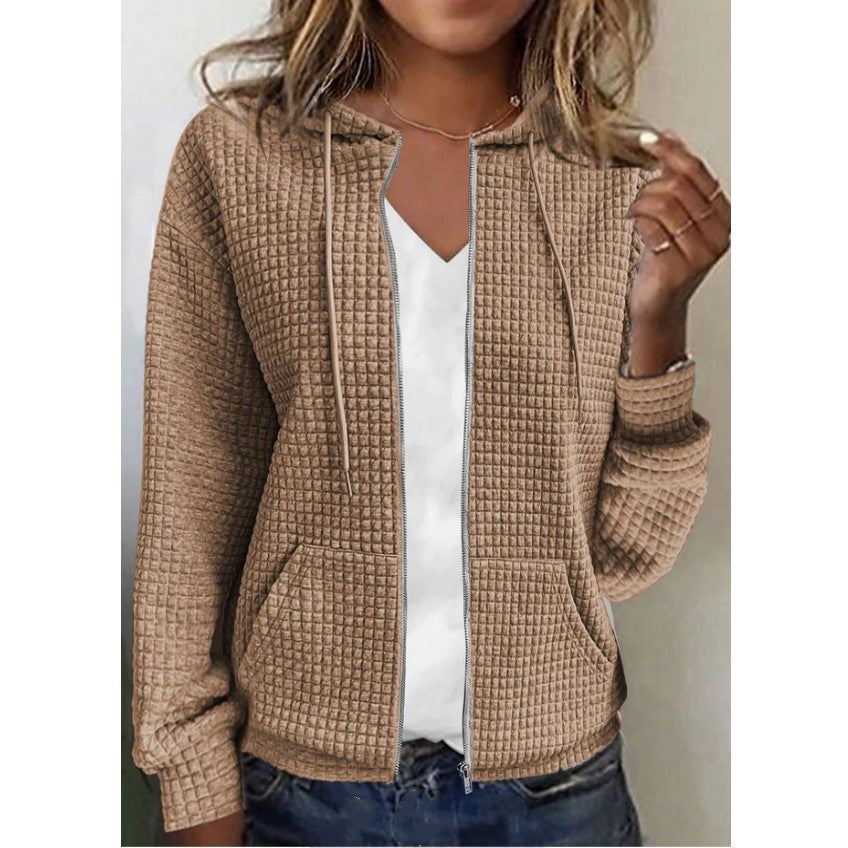 Veste à capuche fermeture éclair - Chic&Shines