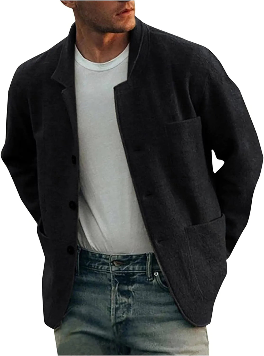 Blazer casual élégant pour hommes | Idéal pour l'automne et toutes les saisons