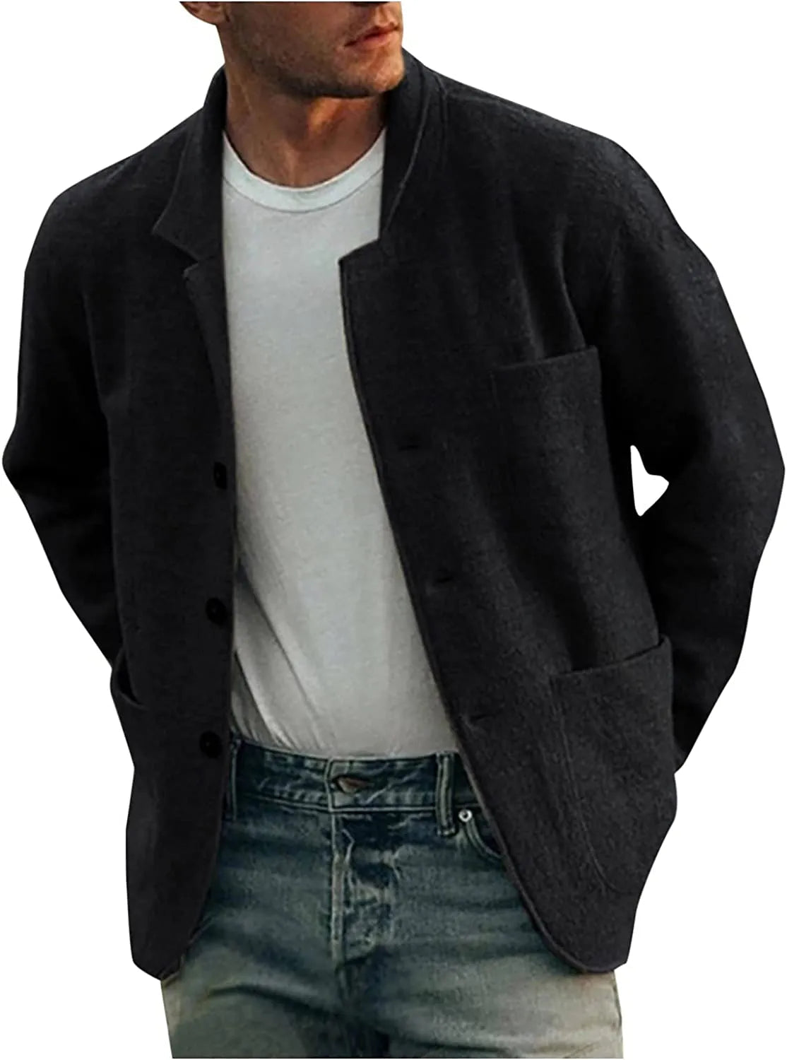 Blazer casual élégant pour hommes | Idéal pour l'automne et toutes les saisons