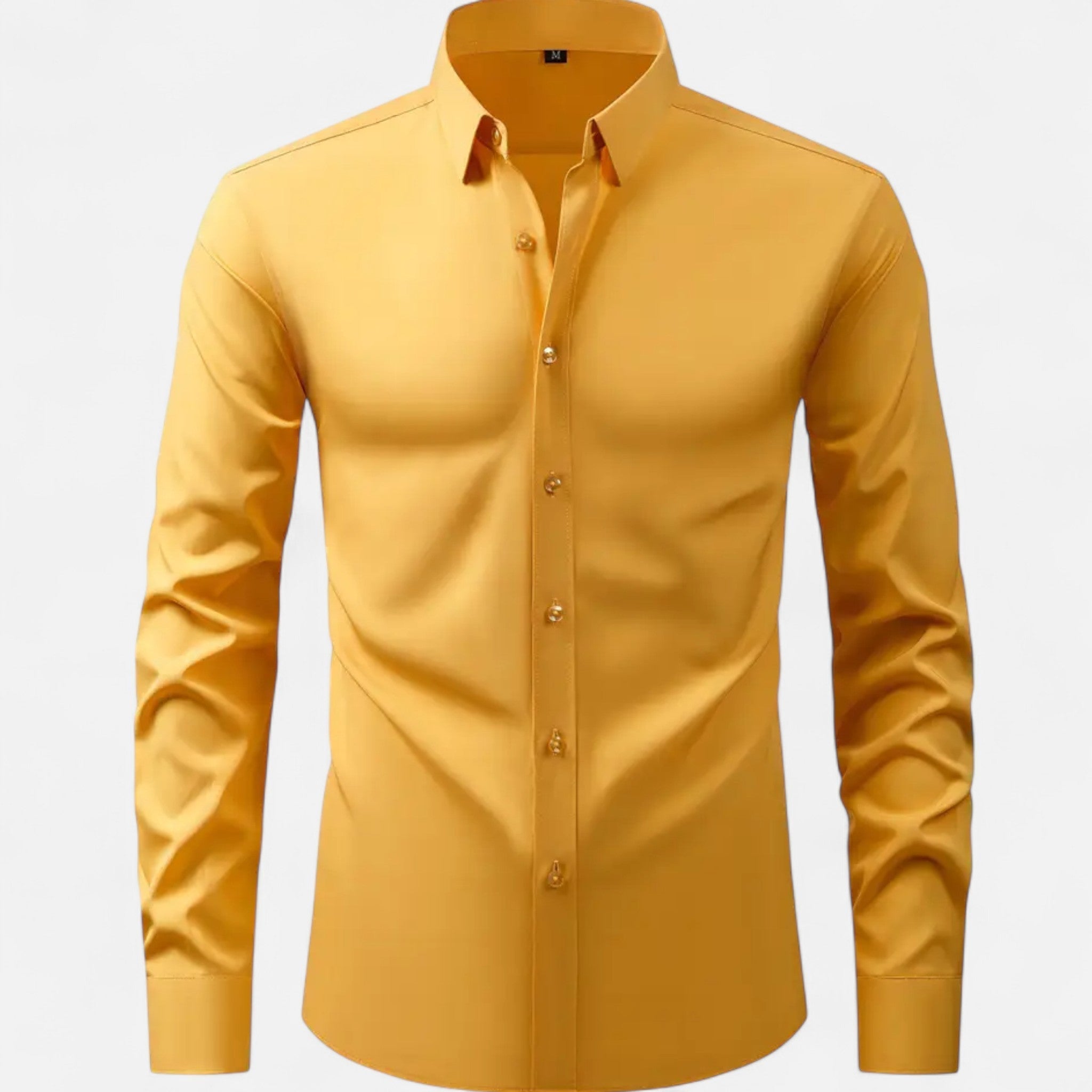 Men's Slim Fit Stretch Long Sleeve Shirt