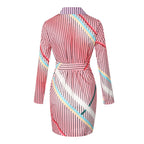 Robe courte sexy manches longues avec ceinture
