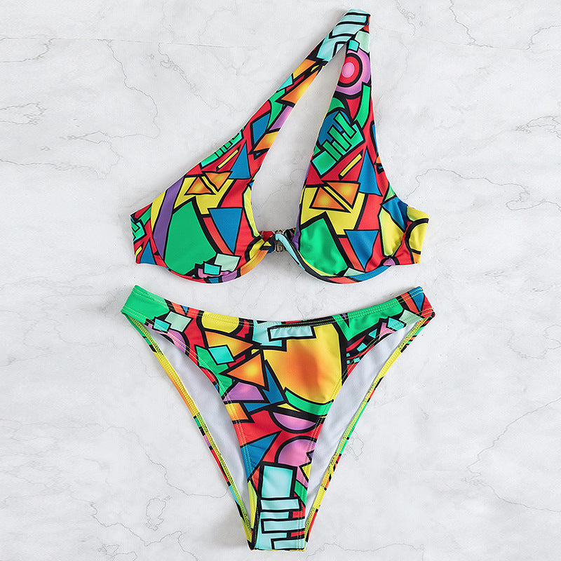 Maillot de bain 2 pièces fendu - Chic&Shines