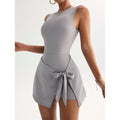 Open-back yoga dress – Streamlined elegance