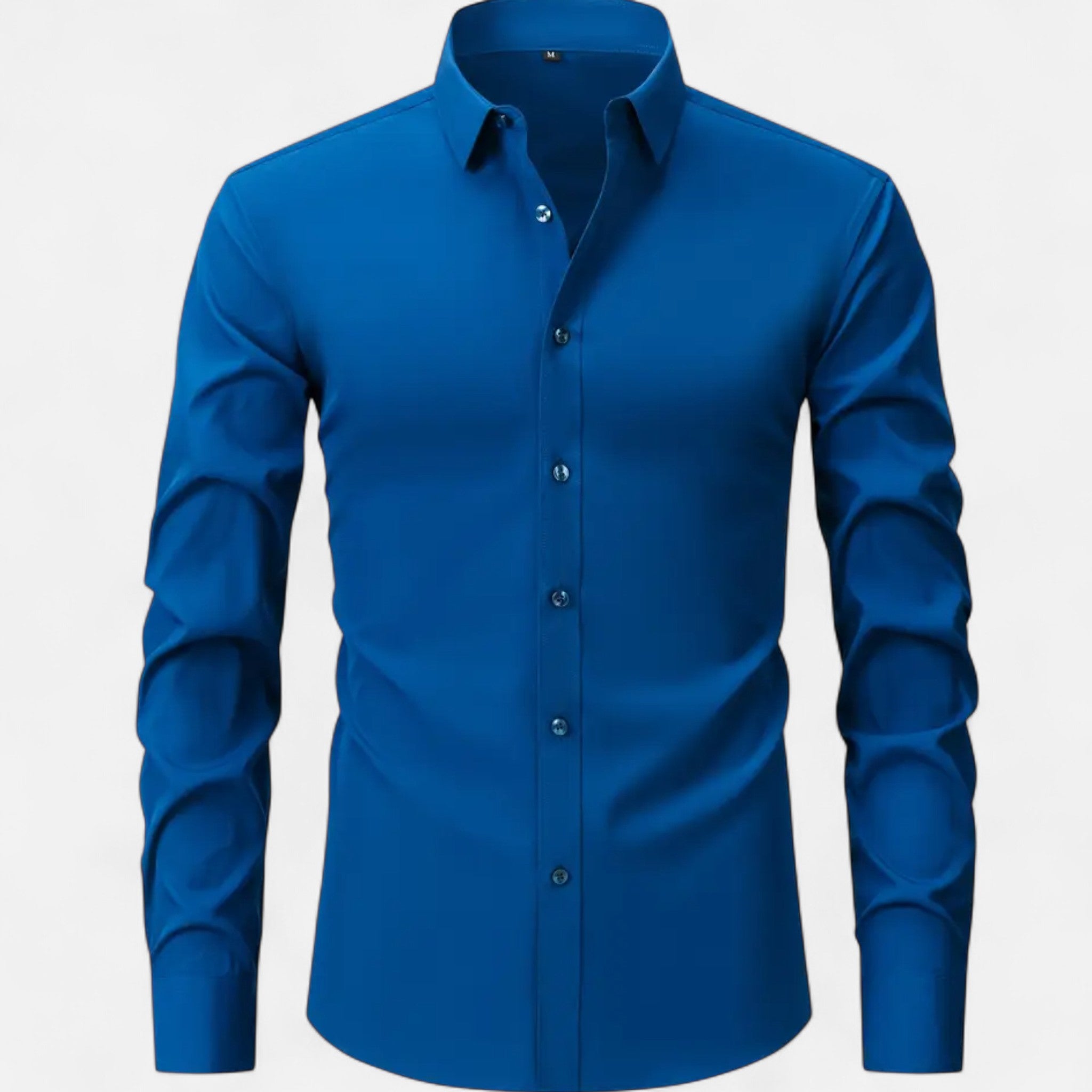 Men's Slim Fit Stretch Long Sleeve Shirt