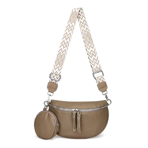 Sacs en daim noble pour femmes en taupe foncé - élégants et stylés