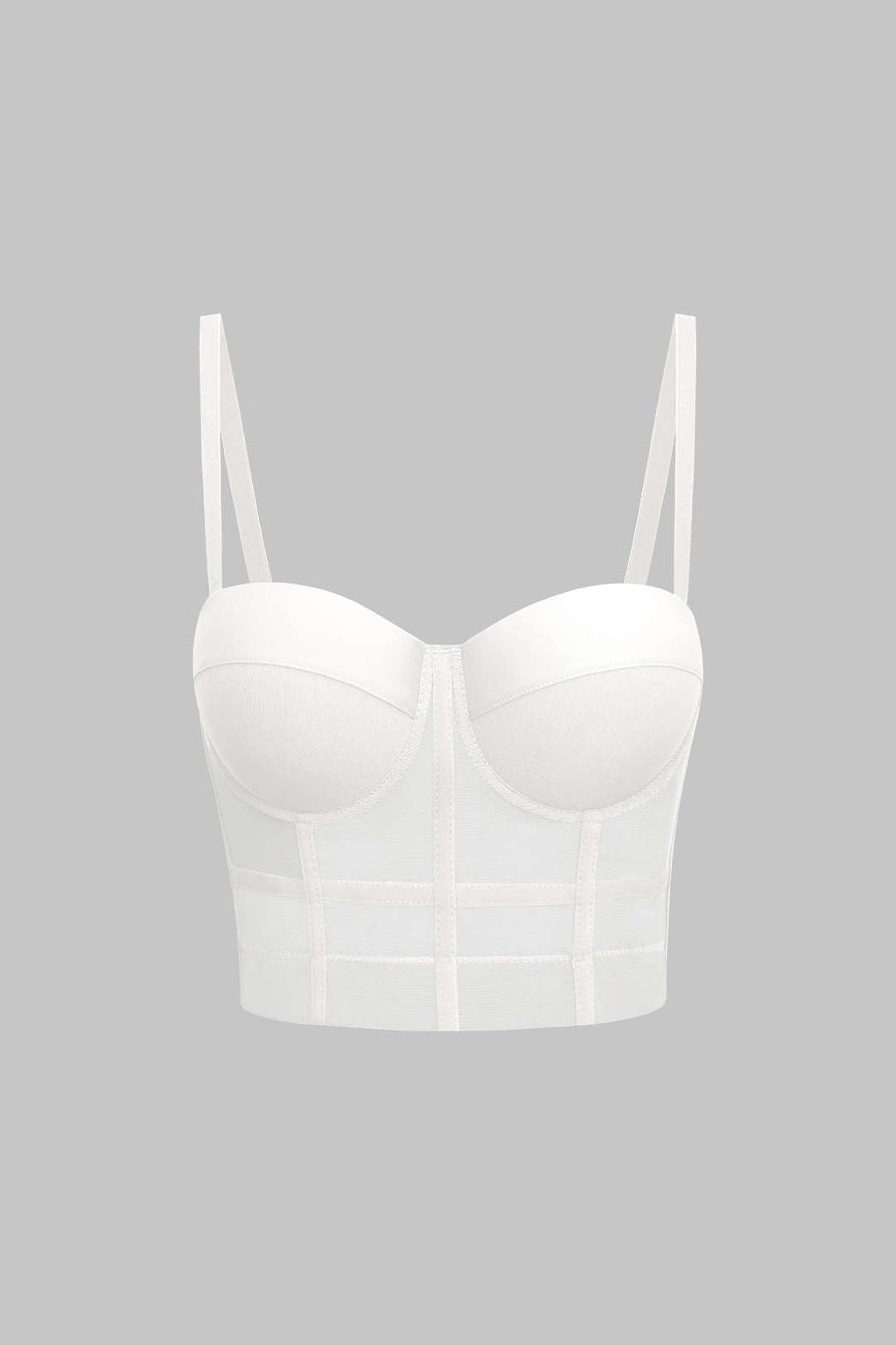 Luxury Mesh Underwired Bustier - Fitted Sheer Top for Women, Ideal for Special Occasions