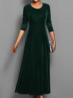 Robe longue de soirée pour femme de style classique