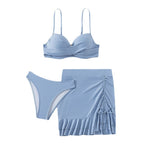Raphaëlle — Bikini deux-pièces à armatures bleu