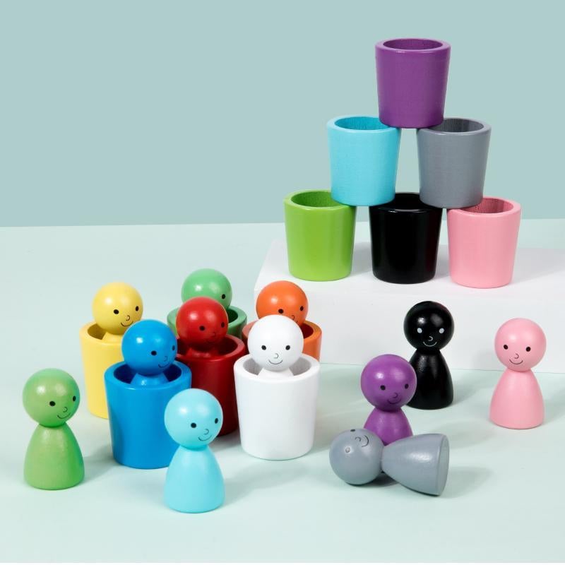 Montessori Color Sorting Cups