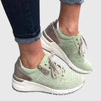 Baskets montantes à lacets pour femmes, style décontracté printemps