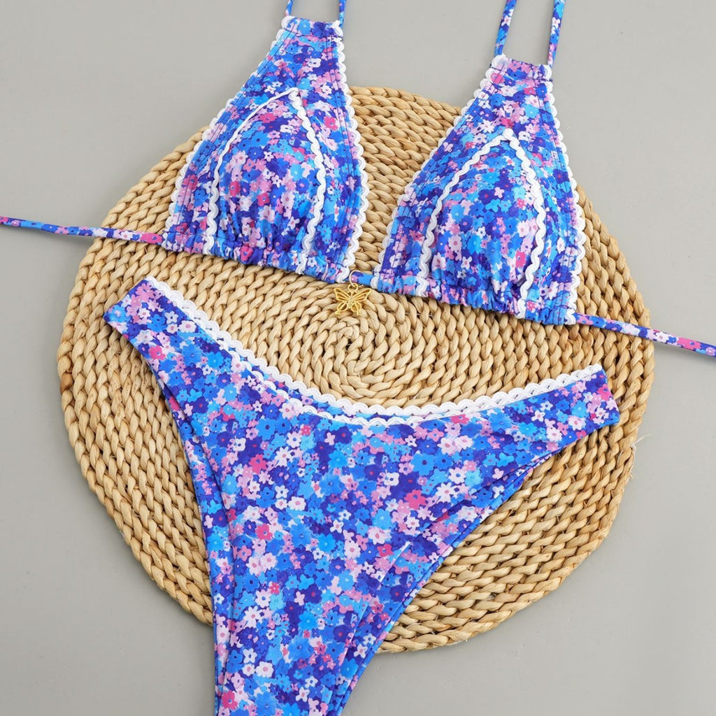 Cyriane — Bikini deux-pièces à motif floral