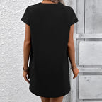 Robe courte ample imprimée