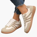 Baskets orthopédiques rétro pour femmes avec lacets