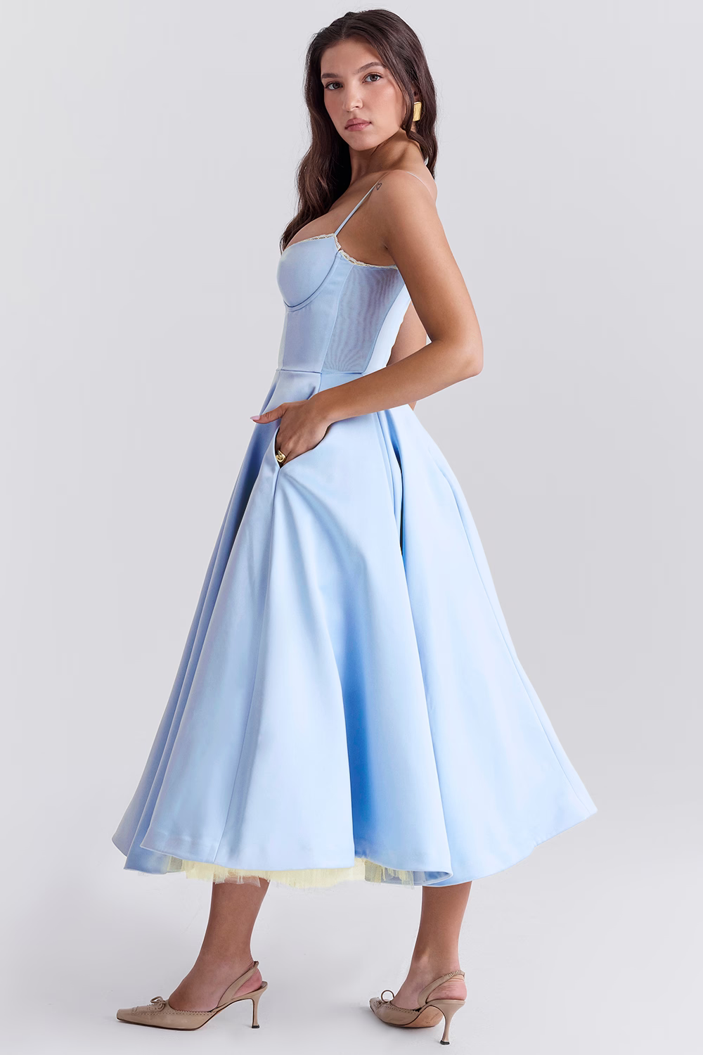 Sophie | Robe Longue Amincissante De Luxe Automnale