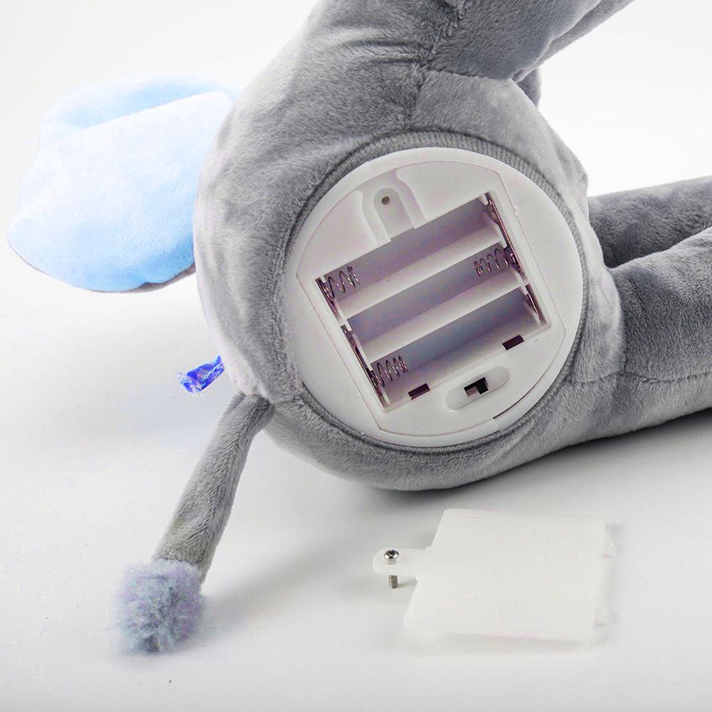Jouets en peluche Elephant qui chantent et jouent
