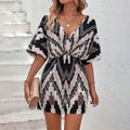 Combinaison short manches courtes imprimé - Chic&Shines