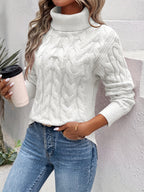 Tessa | Comfortable women's turtleneck sweater | Warm sweater