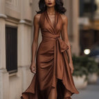 Robe courte glamour décolleté - Chic&Shines