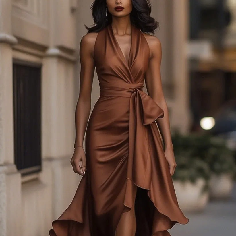 Robe courte glamour décolleté - Chic&Shines